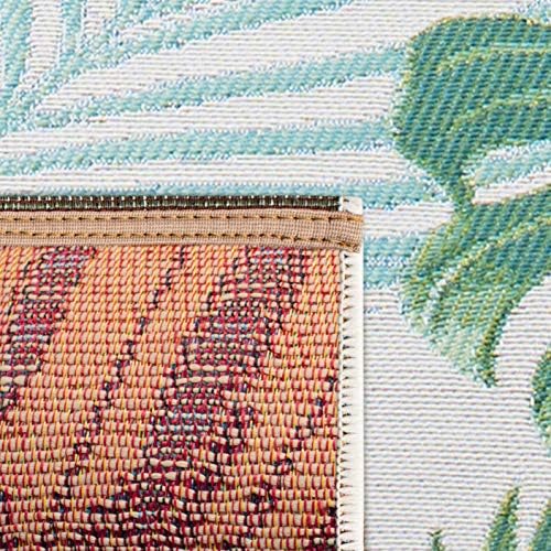 SAFAVIEH Washable Rug Outdoor Barbados Collection - 8' x 10'5", ...