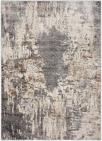 LUXE WEAVERS Modern Abstract Area Rug Gray 8x10