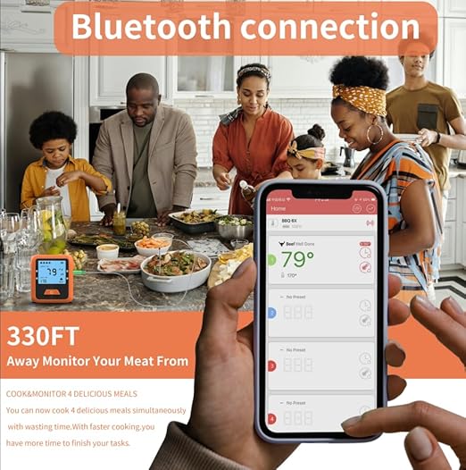 Smart Wireless Meat Thermometer Digital