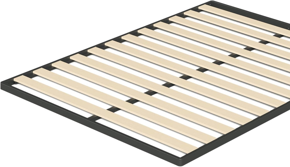 Zinus 1.6 Inch Deepak Easy Assembly Wood Slat Bunkie Board, Full