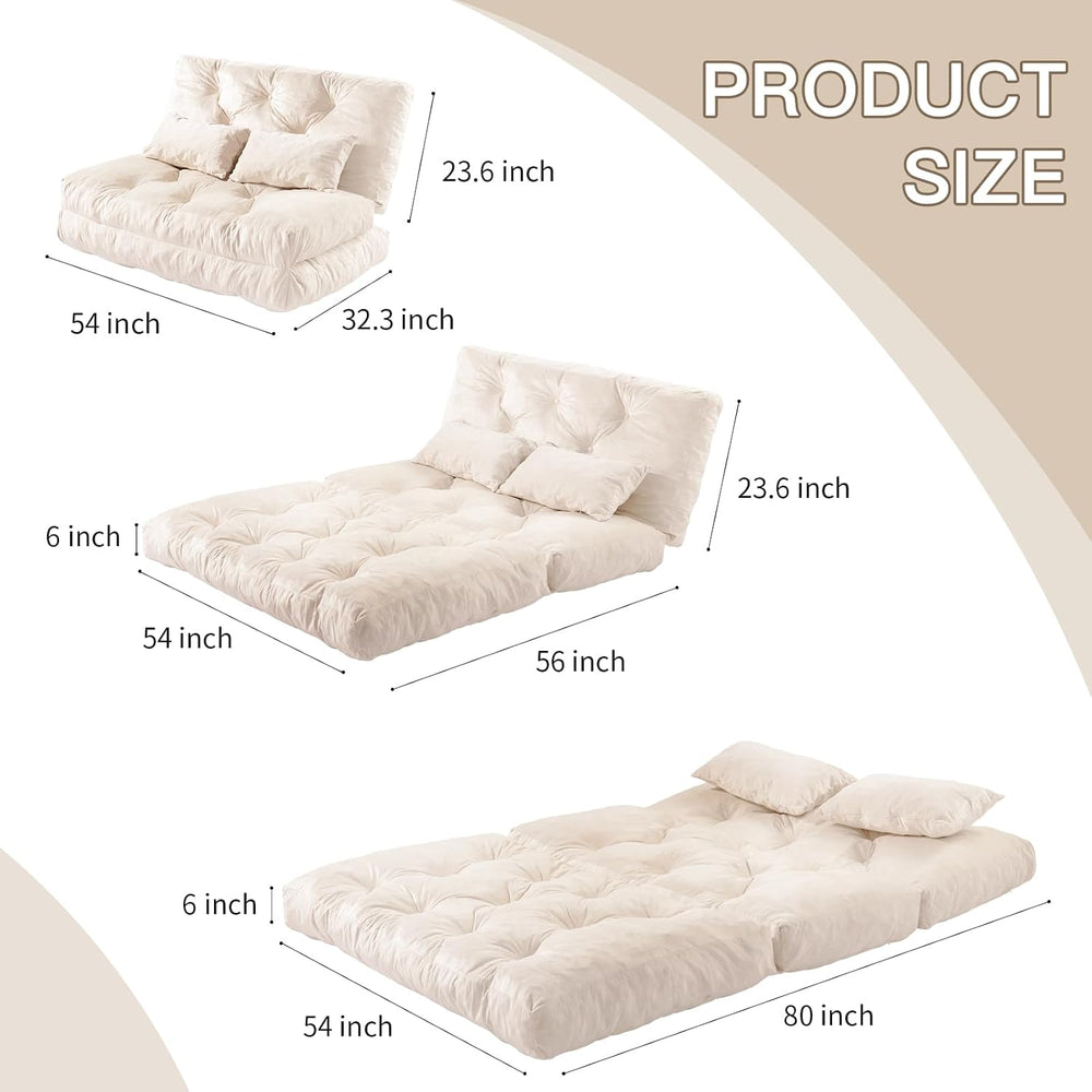 Folding Sofa Bed Fold Out Floor Couch Convertible Sleeper Chair Bed