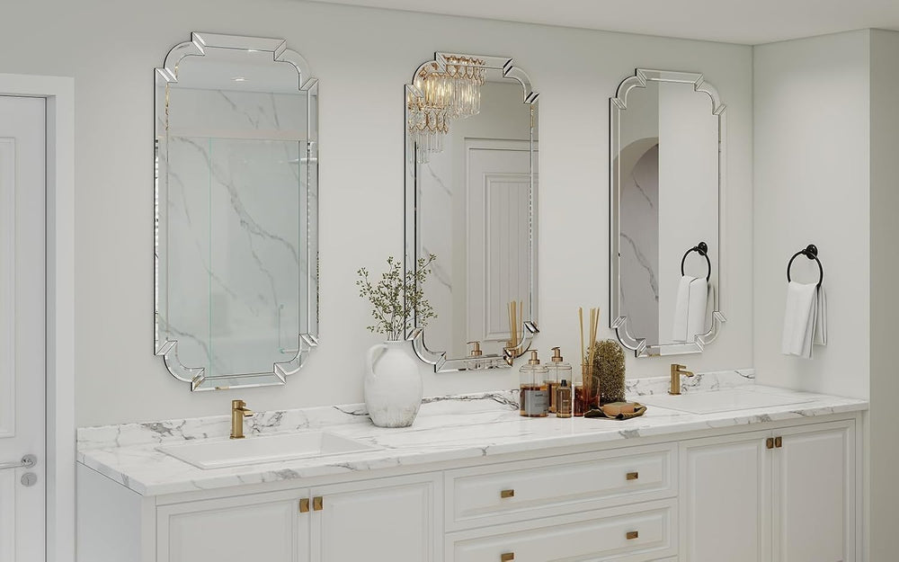 Chende Narrow Bathroom Mirror for Vanity Set, 47''x24'' Large...
