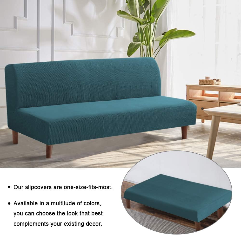 Flamingo P Stretch Armless Futon Covers Full Queen Futon Couch Covers Slipcov...