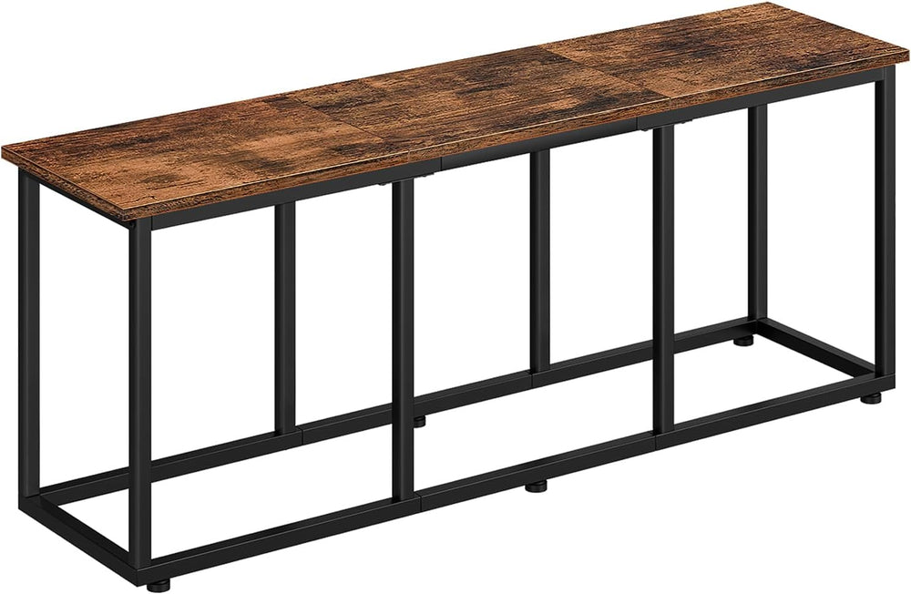 HOOBRO Dining Bench, 47.2 Inch Dining Table Bench, Industrial Style Kitchen B...