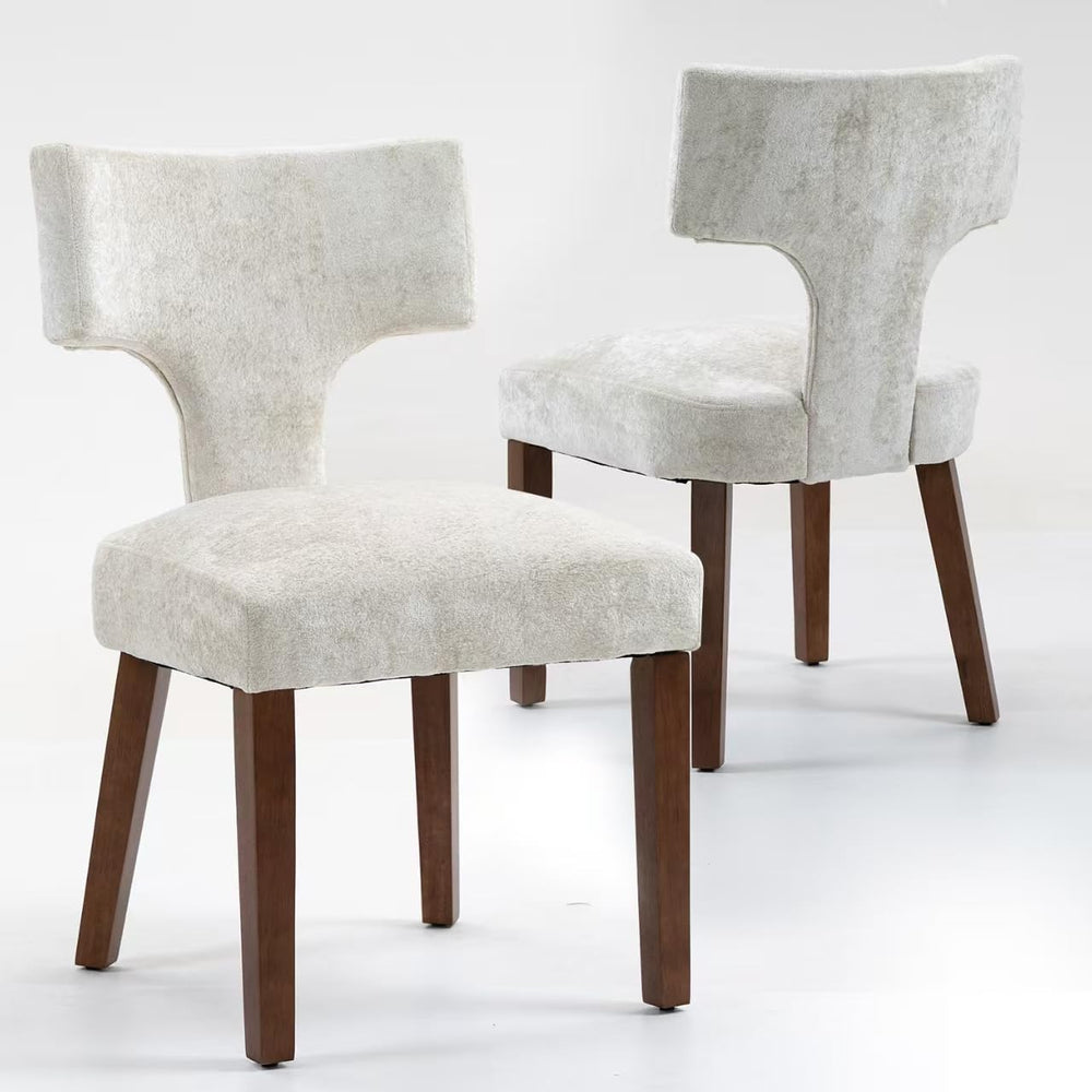 Soft Padded Dining Chairs Set of 4, Modern Farmhouse Upholstered Chairs with ...