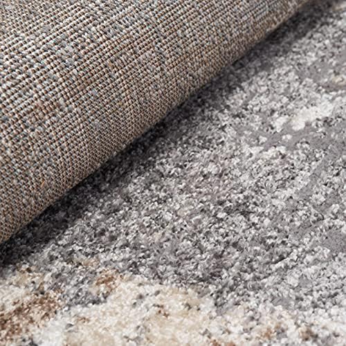 LUXE WEAVERS Modern Abstract Area Rug Gray 8x10