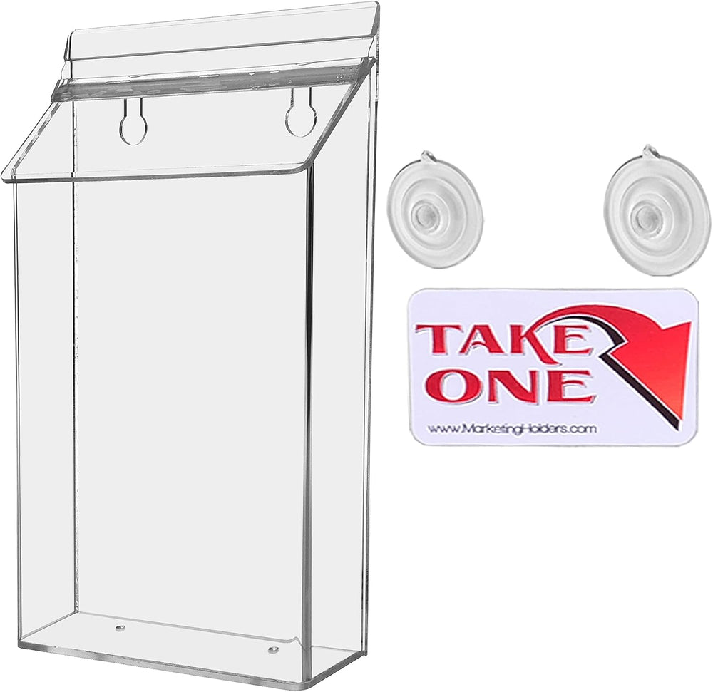 Suction Cup Outdoor Brochure Holder
