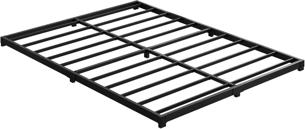 3 Inch Bed Frame Full Size Low Profile Floor Metal Platform
