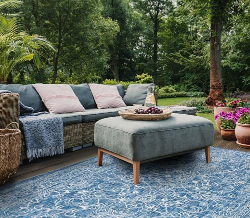 SAFAVIEH Washable Rug Outdoor Courtyard Collection - 6'7" x 9'6&...
