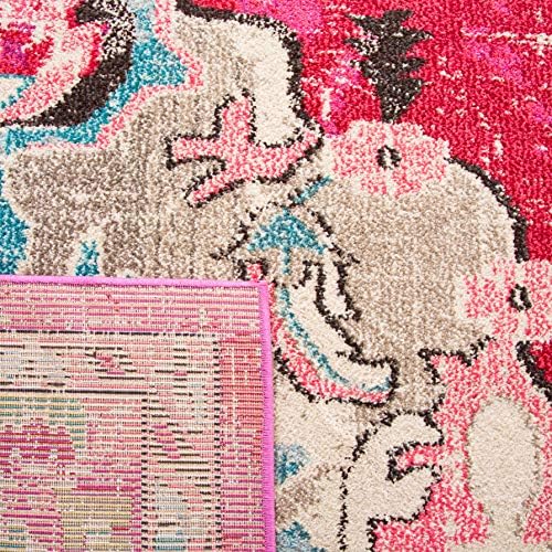 SAFAVIEH Monaco Area Rug 8x10, Large Pink & Multi MNC243D