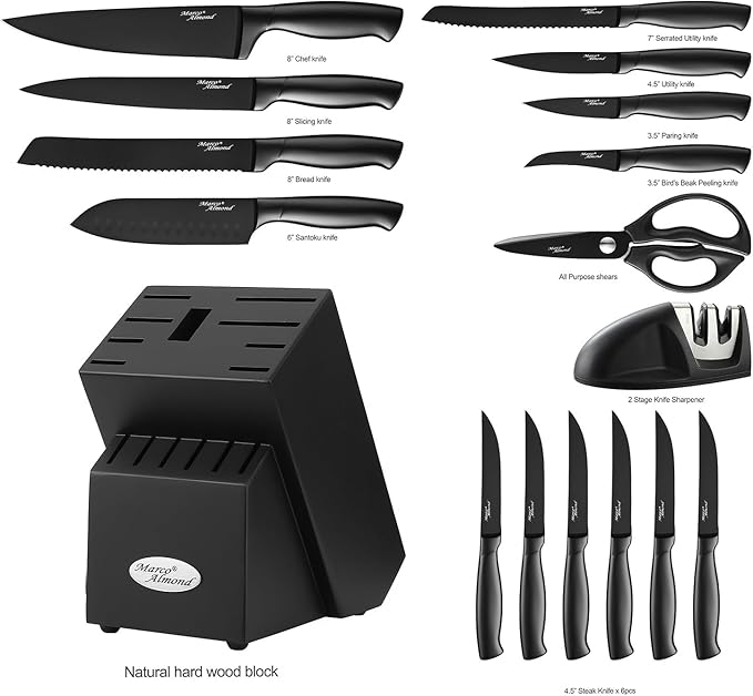 Marco Almond® Kitchen Knife Set