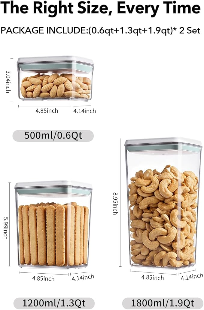 Airtight Food Storage Containers Set
