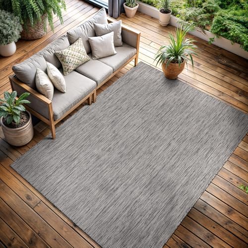 CAMILSON Outdoor Rug 9x12 Modern Area Rugs for Large Indoor and Outdoor Patio...