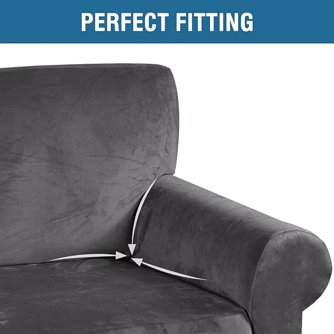H.VERSAILTEX Stretch Velvet Sofa Covers