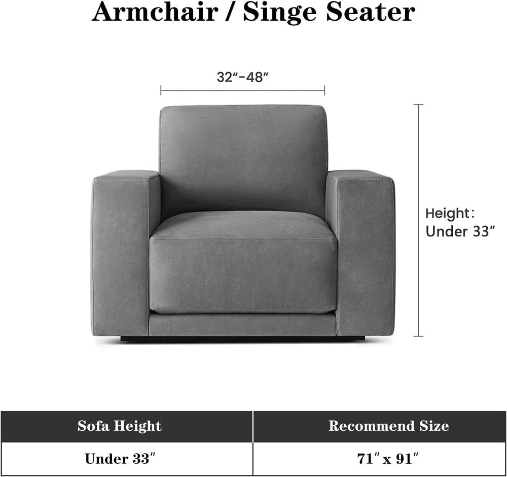 MEETSKY Oversized Chair Cover Washable Armchair Sofa Cover for Dog, Couch Pro...