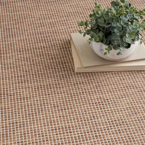 Nourison Home Positano Jute 7' x 10' Area Rug - Easy Clean, Non Shedd...