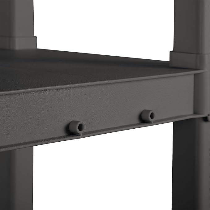 Sterilite 3-Pack 4 Shelf Unit, Heavy-Duty Shelving Storage and Utility Rack