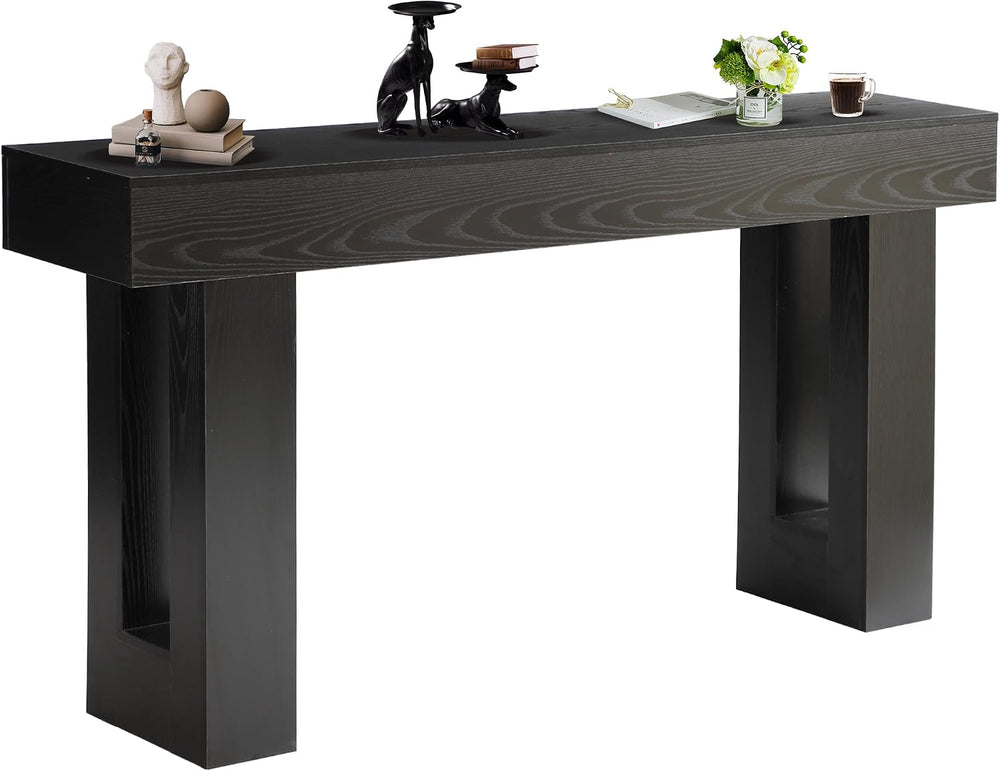 TITIMO 63 Inch Long Console Table, Farmhouse Wooden Sofa Table Behind Couch |...
