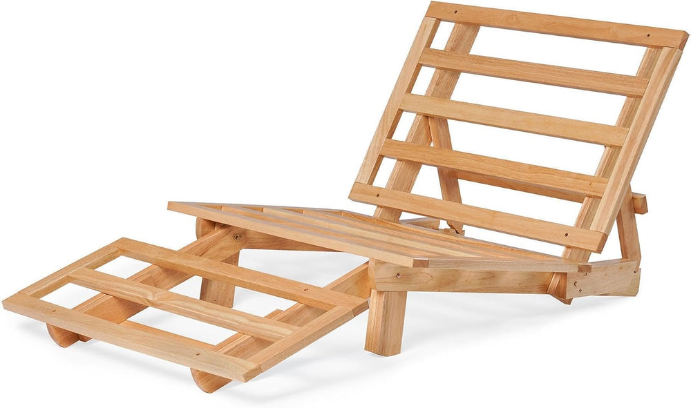 Nirvana Futons Space Saver Small Futon Sofa Bed, Sleeper Chair Lounger - (Twi...