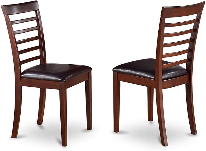 East West Furniture NOML5-MAH-LC 5 Piece Dinette Set for 4 Includes a Rectang...