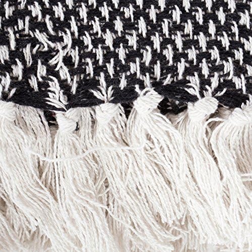 DII 100% Cotton Basket Weave Throw for Indoor/Outdoor Use Camping Bbq's B...