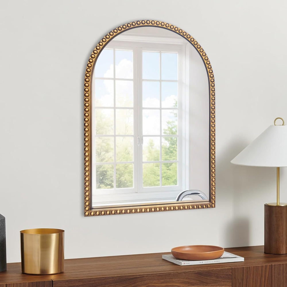 BAODANFU Traditional Arch Mirror for Bathroom, 20" x30" Baroque Ant...