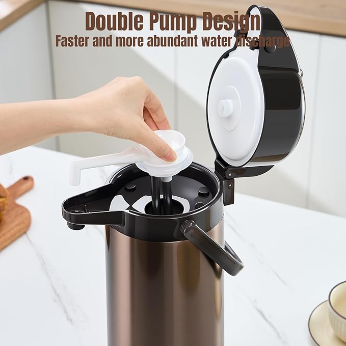 PARACITY Upgraded Airpot Coffee Carafe