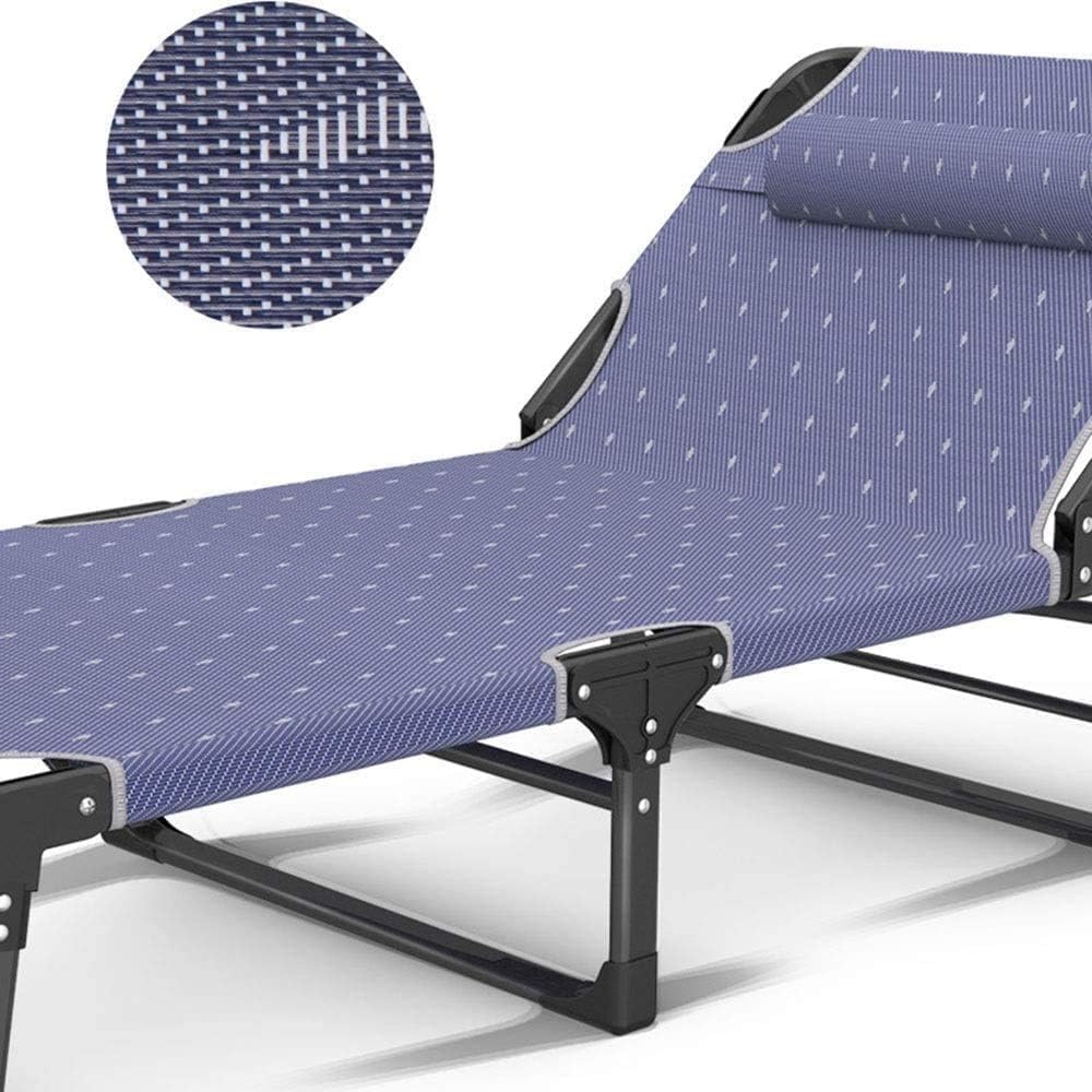 Outdoor Garden Lounge Chair Single Sunbed Household Siesta Deck Chair Office ...