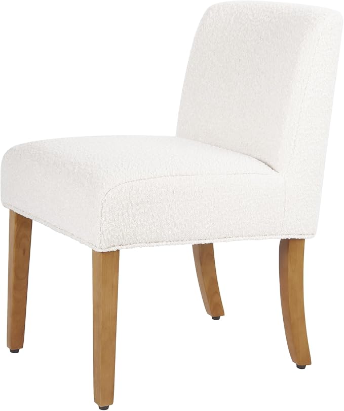 Homepop Home Decor | Upholstered Dining Chairs with Low Back |Decorative Home...