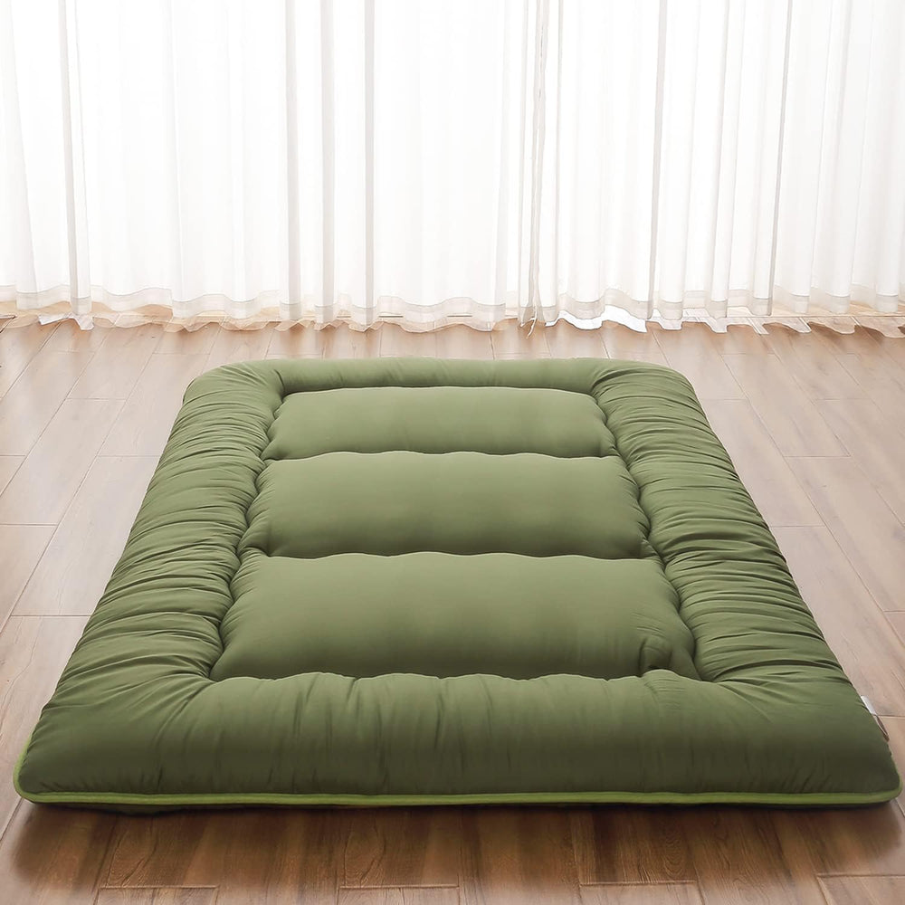 Zelladorra Japanese Floor Mattress, Futon Mattress with Portable Storage Bag ...