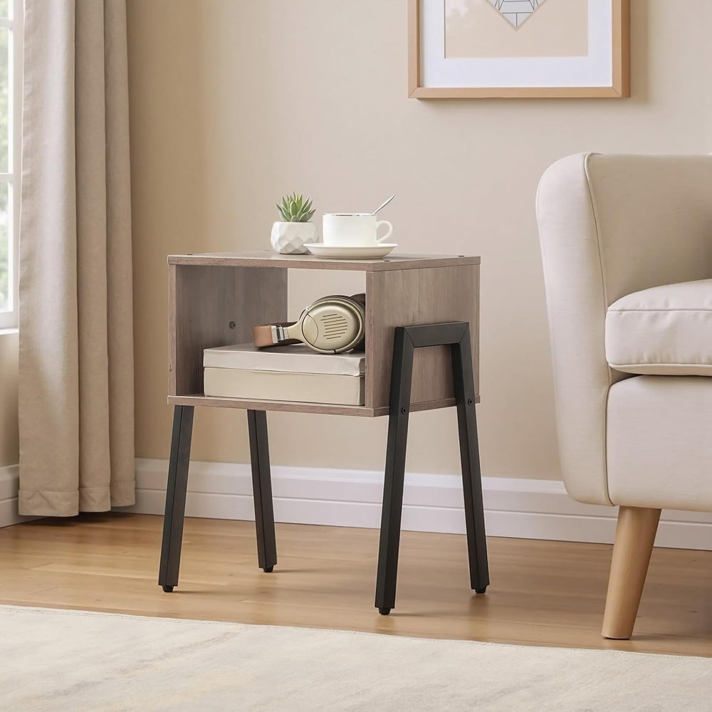 HOOBRO Small Nightstands Set of 2, Stackable End Tables, Side Tables, Bedside...