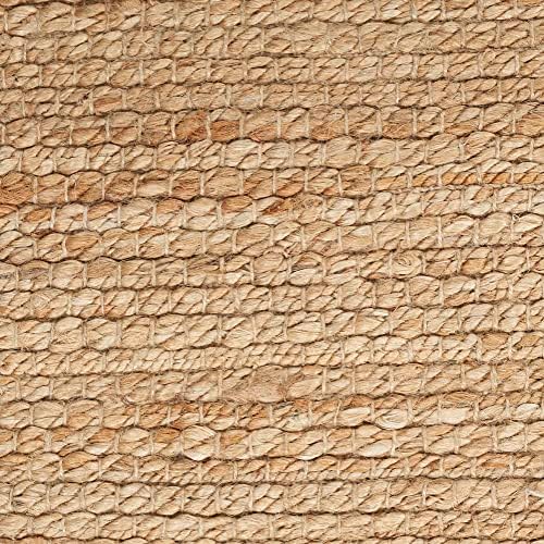 Nourison Home Natural Jute Natural 7' x 10' Area Rug - Easy Clean, No...