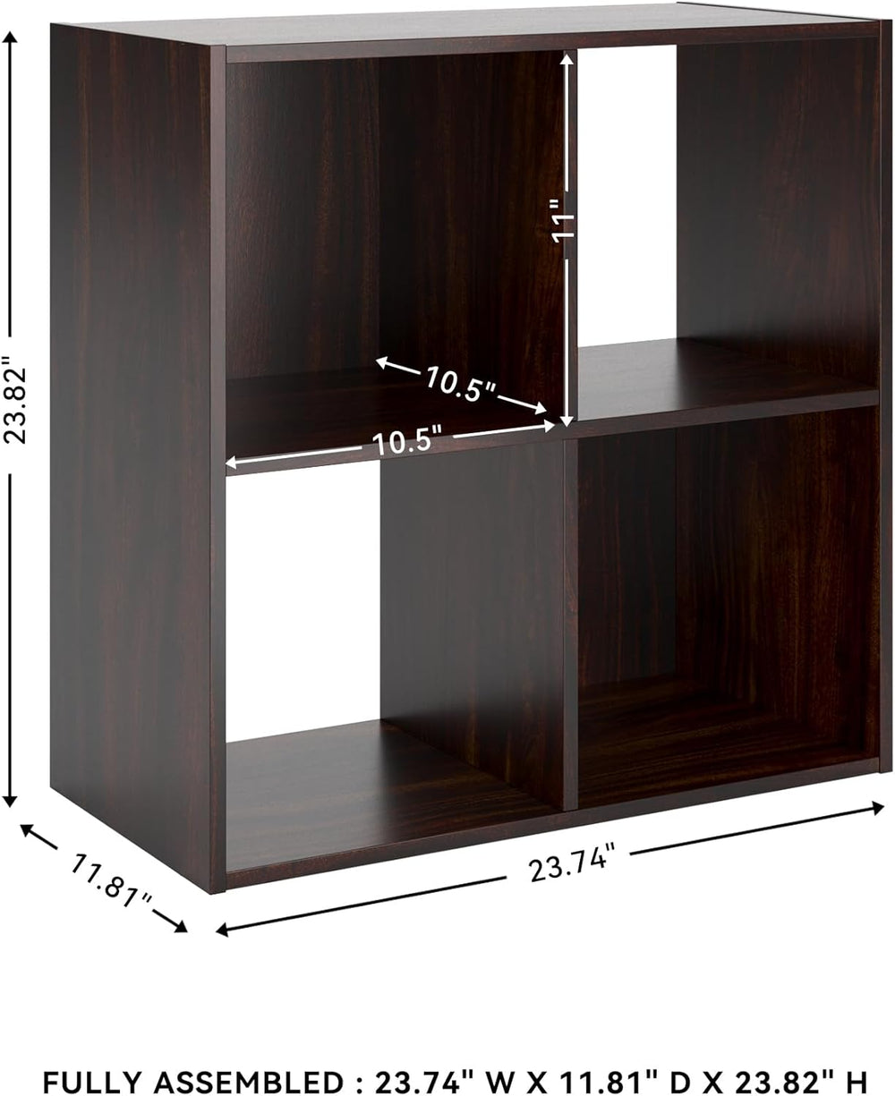 Signature Design by Ashley Glosmount 4 Cube Storage Organizer or Bookcase, Ch...