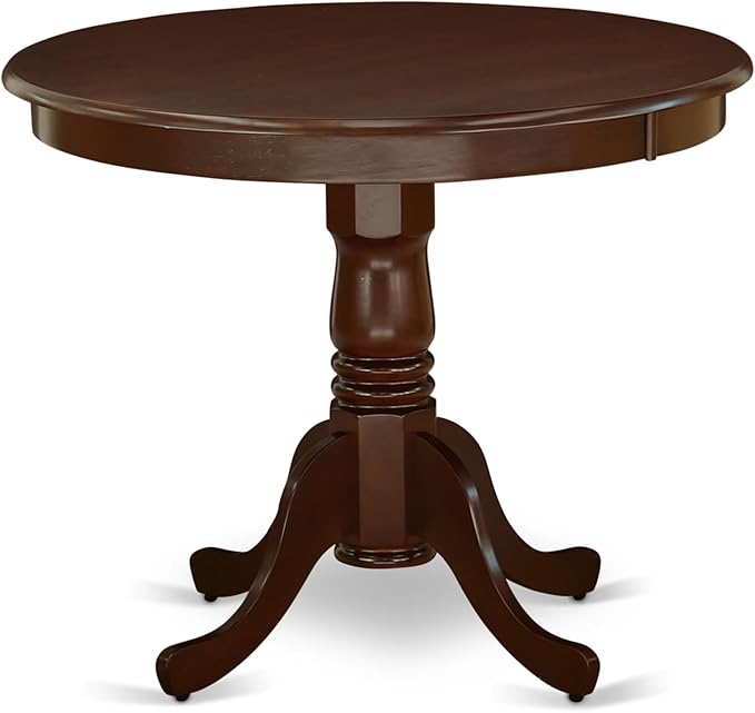 East West Furniture ANDR5-MAH-01 5 Piece Kitchen Table & Chairs Set Inclu...