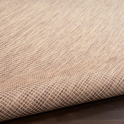 Nourison Home Positano Jute 7' x 10' Area Rug - Easy Clean, Non Shedd...