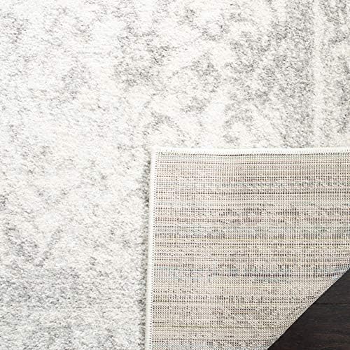 SAFAVIEH Area Rug 8x10 - Adirondack Collection - Large - Ivory & Silver, ...