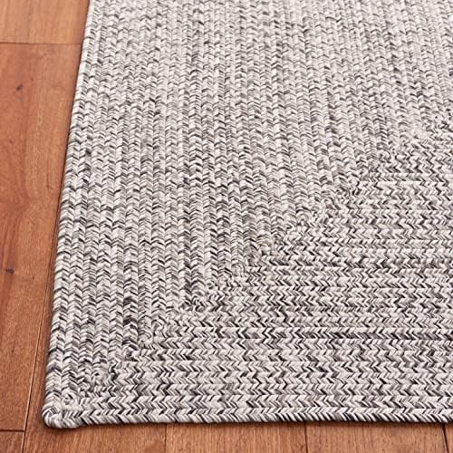 SAFAVIEH Braided Area Rug 5x8, Braided Grey & Ivory BRA201F