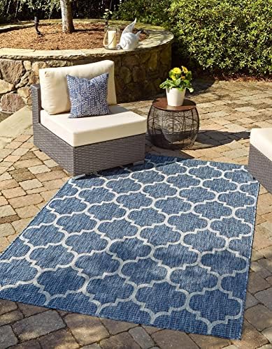Unique Loom Outdoor Trellis Collection Area Rug (10' x 14' 1" Re...