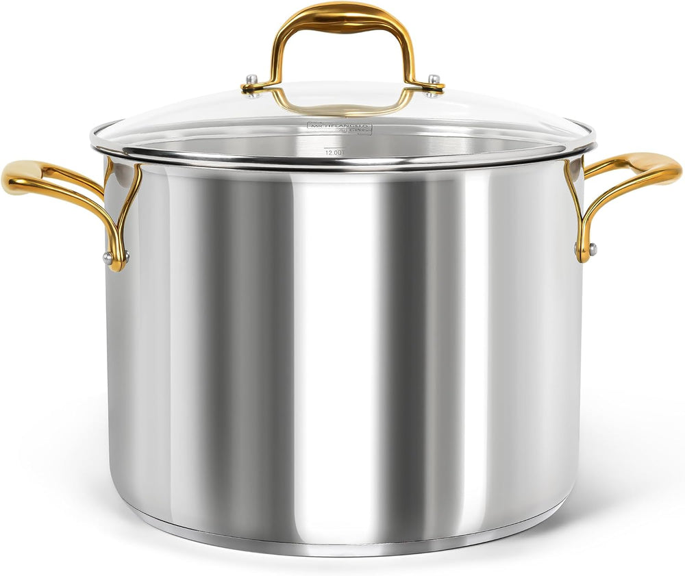 MICHELANGELO Stainless Steel Stock Pot