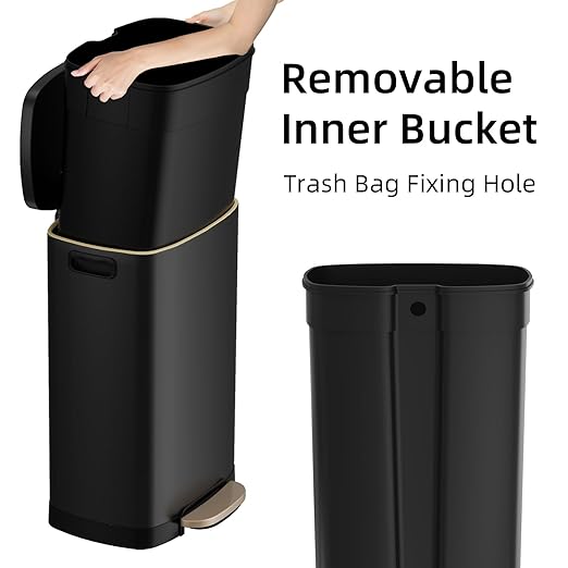 KUK 13 Gallon Kitchen Trash Can