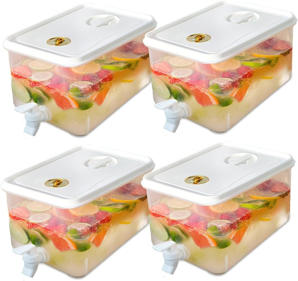 Beverage Drink Dispenser for Fridge, Plastic Beverage Dispenser