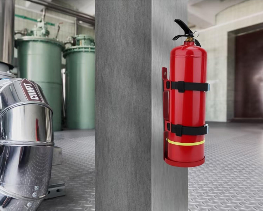 Fire Extinguisher Mount,Metal Bracket red 1pcs