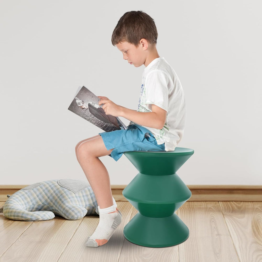 Creative Plastic Side Table - Modern Round Multi-Layer End Table for Sofa, Be...