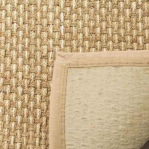 SAFAVIEH Area Rug 3x5 - Natural Fiber Collection - Natural & Beige, Seagr...