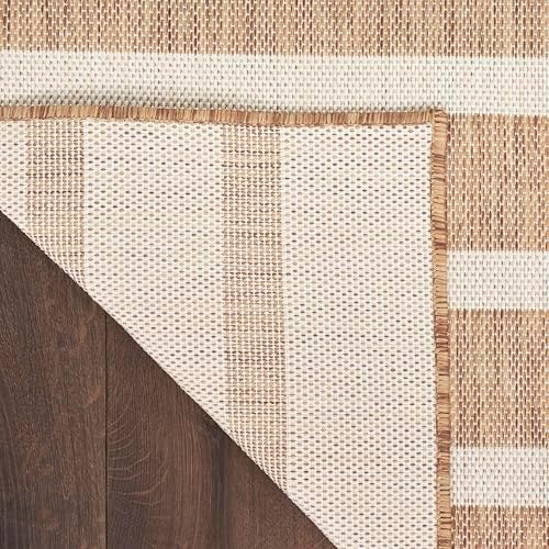 Nourison Home Positano Jute Ivory 6' x 9' Area Rug - Easy Clean, Non ...