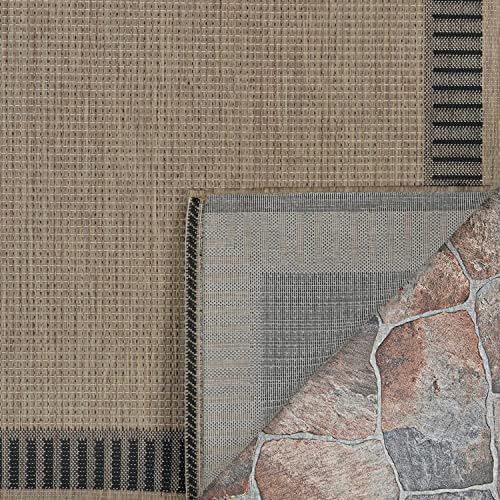 Couristan Recife Indoor Outdoor Rug - Wicker Stitch 2'3" x 7'10&...