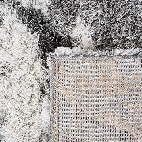 SAFAVIEH Horizon Shag Rug 5'3"x7'7", Soft Plush Modern Grey...