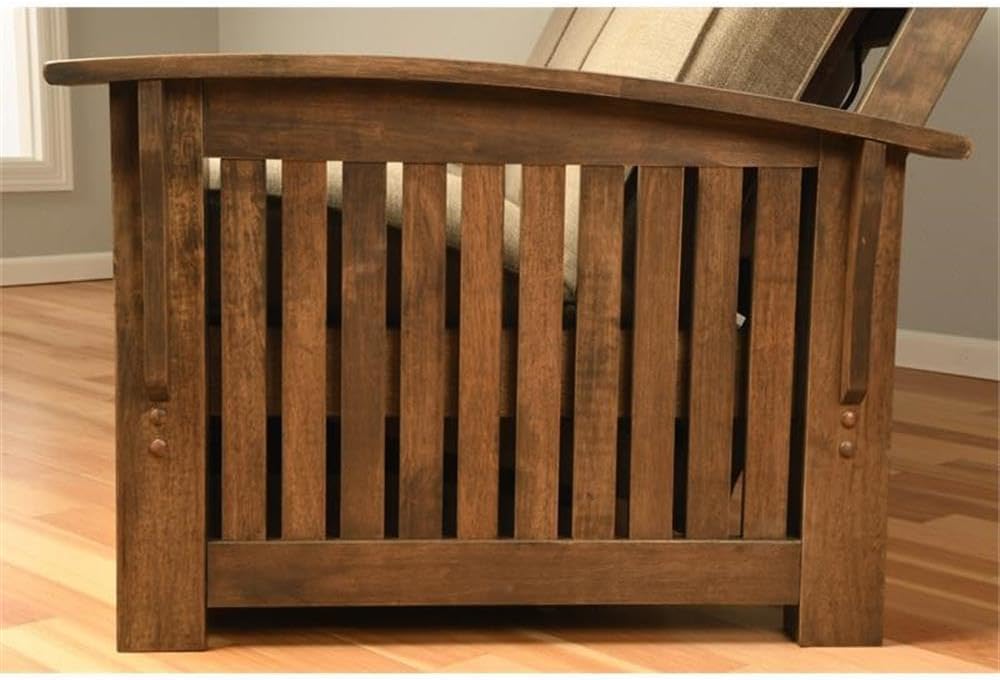 Kodiak Furniture Washington Queen Size Futon Frame with Storage Drawers - Woo...