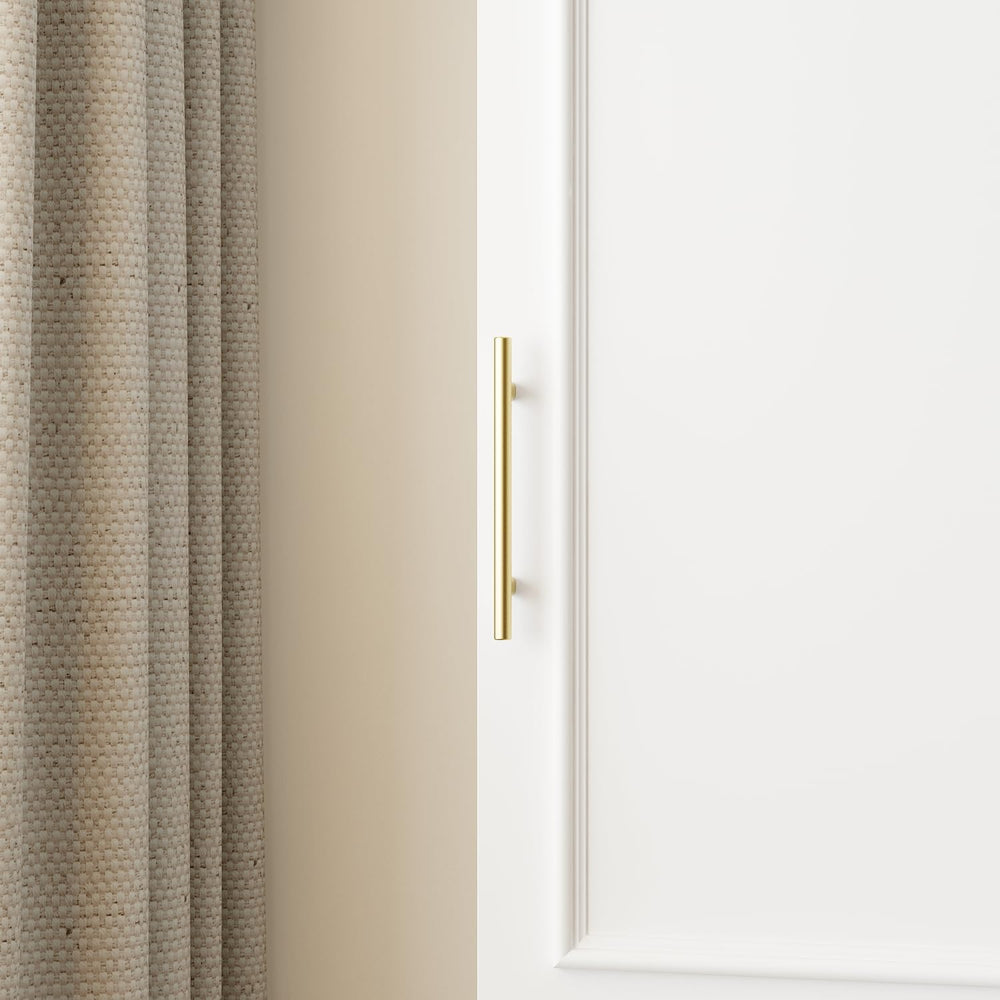 FUFU&GAGA Narrow Wardrobe Closet with 2 Doors, Modern White Bedroom Armoire