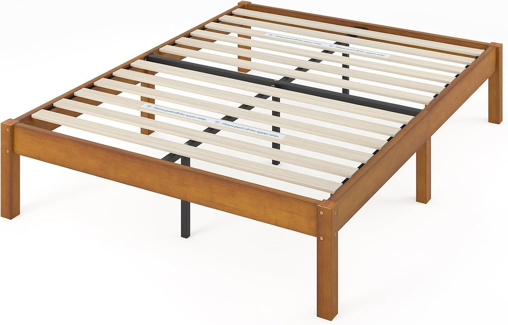 Zinus 14 Inch Ellie Bamboo Platform Bed Frame, No Box Spring Needed, King